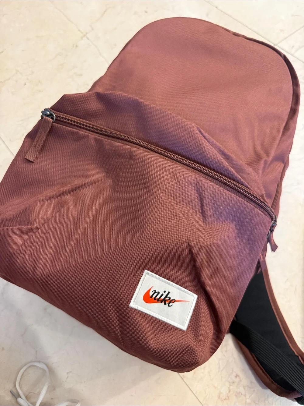 Nike Maroon Everyday Backpack with Front Zip Pocket